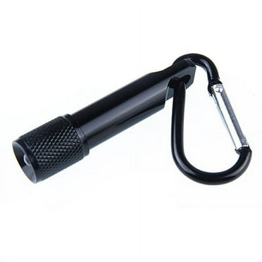 Chicmine Outdoor Mini LED Flashlight Carabiner Clip Keychain Portable Sports Torch Lamp