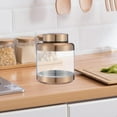thumbnail image 6 of Fiocias Airtight Storage Jar Seasoning Bottle Organizer Honey Jar for Tea Leaf Nuts Past S, 6 of 8