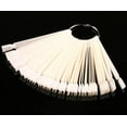thumbnail image 4 of 50 PCS Nail Polish Display Practice Tips False Nail Art Tools French Style CHOOSE Color Natural Clear Black Jargod, 4 of 4