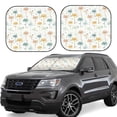 thumbnail image 1 of Saiise Dandelion for Foldable Car Sun Shades (2-Pack) Offer Sun Protection with an Easy-fold Design for Convenient Windshield Shading-Medium, 1 of 6