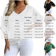 thumbnail image 3 of Neewe 3/4 Length Sleeve Womens Tops V Neck Shirt Dressy Casual Blouse Basic Tshirts 2026 Fashion Clothing S-3XL, 3 of 5