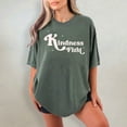 thumbnail image 6 of Kindness First Christian Shirt – Comfort Colors Retro Tee, Positive Vintage Faith Shirt, Spiritual Women's Gift, Groovy Jesus T-Shirt, 6 of 8