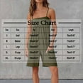 thumbnail image 7 of Mothers Day Gifts! QATAINLAV Casual Rompers for Women Summer Loose Sleeveless Short Overalls Solid Color Spaghetti Strap Onesie Shorts with Pockets Black S, 7 of 7