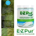 thumbnail image 2 of E-Z Pur Smoke Odor Remover, Air Freshener Candle, Crisp Linen, 2.28 oz, 2 of 2