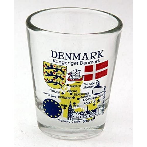 Denmark EU Series Landmarks and Icons Shot Glass