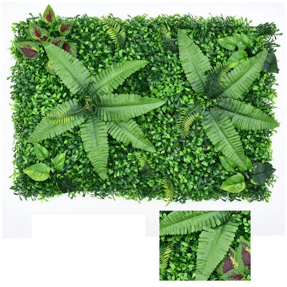 EGNMCR Room Decor Home Decor Green Plant Wall Simulation Plant Wall Decoration Living Room Interior Background Flower Wall Green Wall Hanging Plastic Fake LawnDoor Fence Fence Protection A Hedges