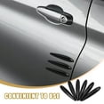thumbnail image 3 of FELTECHELECTR 12Ud Adhesivas Anti-Colisión Para Parachoques De Carro Y Suv En ABS Negro, 3 of 8