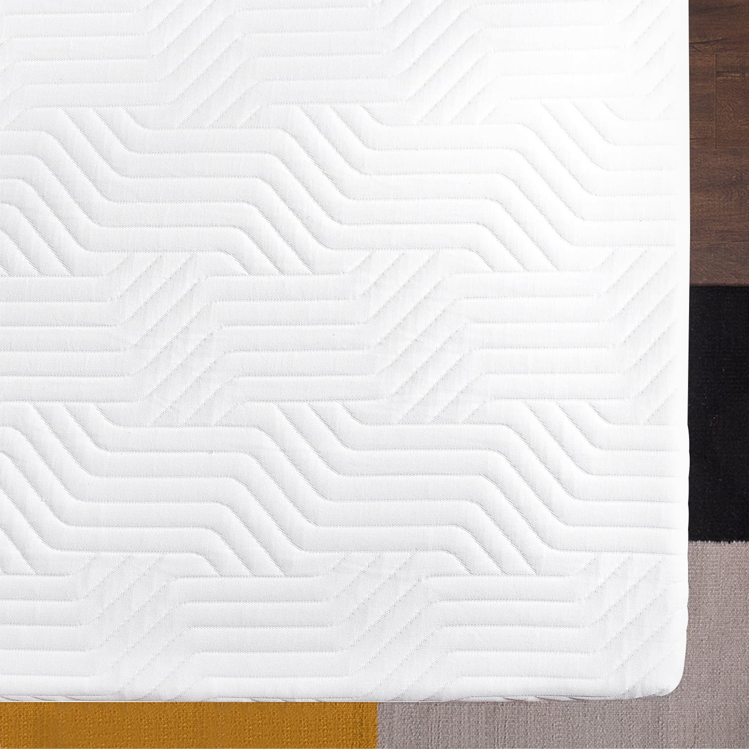 Mellow Lagom 10" Charcoal Hybrid Mattress, Full