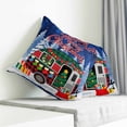 thumbnail image 3 of Merry Christmas Pillow Covers 16x16 Inch Decorative Throw Pillow Cover, Xmas Tree Camper Van Winter Gifts Sofa Pillowcases Accent Cushion Case Home Decor Bedroom Living Room, 3 of 6