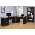 thumbnail image 3 of Scranton & Co Mobile 3-Drawer File Cabinet with Casters in Cappuccino, 3 of 9