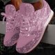 thumbnail image 1 of Nuevos zapatos de mujer con lentejuelas Comercio exterior Tallas grandes Moda Deportes Zapatos casuales Wmkox8yii shalkjhdk744, 1 of 1