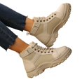 thumbnail image 5 of Willtoo Women's Warm Lined Winter Snow Boots Round Toe Lace Up Shoes Anti Slip Hiking Boots High Top Fashionable Sneakers, 5 of 5