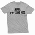 thumbnail image 6 of Men's Father Dad Gift T-shirt I make awesome kids Father's day Birthday Gift for husband Daddy Tee (3X-Large Military Green), 6 of 7
