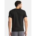 thumbnail image 4 of Athletic Works Men's and Big Men's Cotton Pocket Tee, 4-Pack, Sizes XS-5XL, 4 of 9