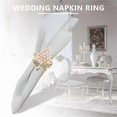 thumbnail image 3 of Napkin Rings Set of 6, with Imitation Diamond and Inlay, 3 of 5