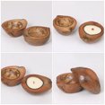 thumbnail image 2 of 2 portavelas de cáscara de coco para hacer velas., 2 of 5