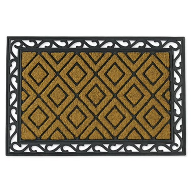 Palm Fibre PLM 14362 24 x 36 in. Coir & Rubber Rectangular Door Mat