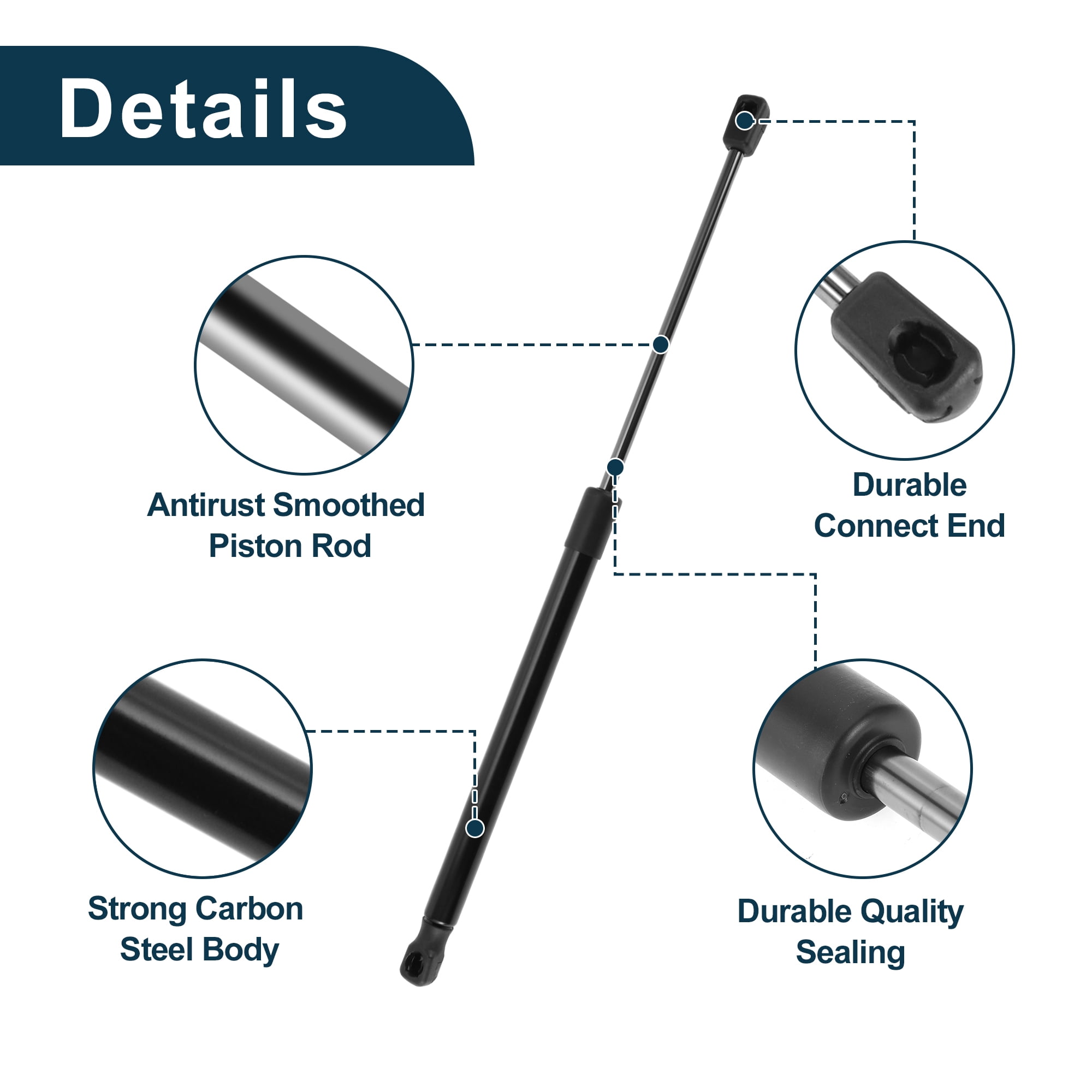 Unique Bargains 2Pcs Lift Supports for Kia Soul Hatchback 2010-2013 No.817802K000