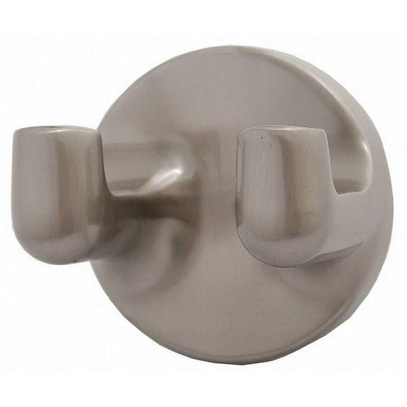 Taymor Bathroom Hook,2 Hook,2-1/2In D,Satin 04-SN7902