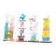 thumbnail image 2 of 4 letreros de madera de conejo de Pascua, adorno de escritorio, centro de mesa, decoración de conejo de madera para cocina, estante festivo, estilo, 2 of 9