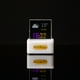thumbnail image 4 of Estación Meteorológica Reloj Digital Smart Crystal Cube Hologry Desktop () White, 4 of 9