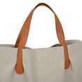 thumbnail image 4 of NOKIO Female One-Shoulder Tote Bag, Ladies One-Shoulder Convertible Bag Fashion Simplicity Bag Women Leather Color Crossbody Bag Zipper Bag Shoulder Bag Hand Bag, 4 of 8