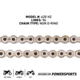 thumbnail image 3 of Niche 420 Drive Chain 96 Links Non O-Ring with Master Link Motorcycle 519-CDC2210H, 3 of 5