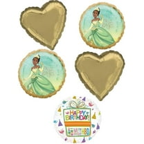 Tiana Birthday Party Supplies Princess Balloon Bouquet Decorations