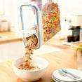 thumbnail image 3 of GARITIN Cereal Container, Airtight Food Storage Containers, Plastic Cereal Storage Containers with Lids, Cereal Dispenser Keeper for Dry Food, Kitchen Pantry Organization Containers, 135 fl oz, 3 of 9