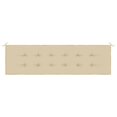 thumbnail image 4 of Cojín para Banco de Jardín Casafoyer Beige 180x50x3 cm Poliéster, 4 of 5