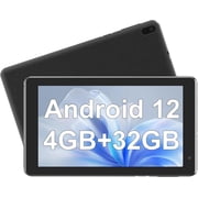Android Tablet 7 inch Tablets 4GB RAM+32GB ROM/ 1024GB Expandable tablet PC,1.6Ghz Quad-core Processor Computer Tablet, 1024*600 IPS Touch Screen, 5MP Dual Camera, WiFi6, Game, BT Tableta