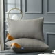 thumbnail image 1 of Almohada de plumón Core 750 Loft | Almohada de cama de terciopelo para personas que duermen boca abajo | Algodón suave y respetuoso con la piel | Blanco Azul Gris Caqui | 42x70cm | 1 recuento, 1 of 6