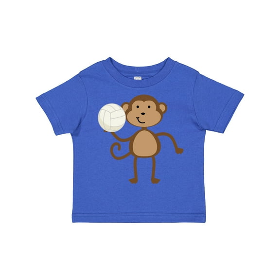 Inktastic Volleyball Monkey Boy Boys Toddler T-Shirt