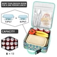 thumbnail image 4 of Conch Shell Design Insulated Lunch Box, Ocean Life Collection Reusable Lunch Bag for , , School Use, Leakproof Soft for Men, Women, Work Office, Compact with Interior and Exterior Pockets, 4 of 6
