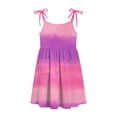 thumbnail image 5 of BRGZLK Toddler Girls Dresses Kids Summer Outfits 2026 Cute Floral Print Halter Tulle Swing Dress Causal Beach Sundress with Pockets Pink 9-10 Years, 5 of 8