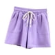 thumbnail image 1 of Puntoco Pantalones cortos deportivos para mujer Pantalones cortos deportivos casuales de verano con bolsillos sólidos para el hogar para mujer, 1 of 4