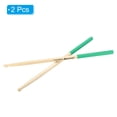 thumbnail image 3 of Wood Drumstick Anti Slip Handle Grip Drum Stick Wrap 7A Green 1 Pair for Drumming Musical Instrument Percussion, 3 of 6