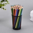 thumbnail image 6 of 1 Packs Wire Mesh Pencil Holder Metal Pen Cup Desk Pen Organizer Case Pencil Jar Black for Office Home, 6 of 7