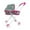 Star pattern, variant on Siruishop Doll Stroller Accessory Simulation Pushchair Toy for Outside Role Play Party Star pattern