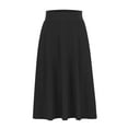 thumbnail image 6 of Women High Waisted Skirt Summer Boho Elastic Skirts Loose Pencil Skirt, 6 of 6