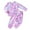 Purple dyeing, variant on Toddler Baby Girl Sweatshirt Set Kid Fall Long Sleeve Tie Dye Clothes Outfits for 3-4T