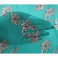 thumbnail image 5 of oneOone Viscose Chiffon Turquoise Blue Fabric Block Sewing Craft Projects Fabric Prints By Yard 42 Inch Wide-CY, 5 of 6