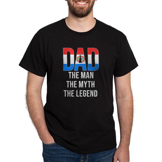 CafePress - Paraguay Dad Fathers Day T Shirt - Men's Classic Cotton T-Shirts