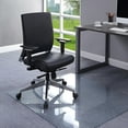 thumbnail image 6 of Lorell Tempered Glass Chairmat Floor - 50" Length x 44" Width x 0.25" Thickness - Rectangle - Tempered Glass - Clear, 6 of 6