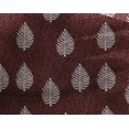thumbnail image 4 of oneOone Georgette Viscose Fabric Leaves Block Print Fabric By The Yard 42 Inch Wide, 4 of 4