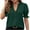 Green, variant on Fesfesfes Ladies T Shirts Short Sleeve Women's Short Sleeve Summer V Neck Casual Tops Regular Blouse Tops Tshirt for Women L(US:8)