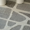 thumbnail image 4 of Rug Branch Hogar Abstract Indoor Outdoor Area Rug, Grey Cream, Modern - Living Room, Bedroom, Dining Room, and Kitchen, 4 of 8