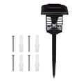thumbnail image 1 of OSALADI Outdoor Solar Column Headlight Decorative LED Wall Lamp Waterproof Fence Pillar Lamp for Lawn Patio Yard, 1 of 10