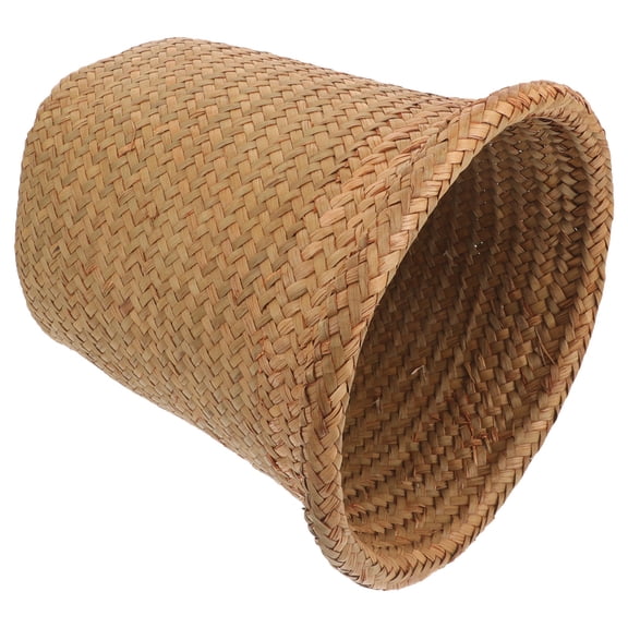 MLINS Round Woven Basket Deep Woven Flower Basket Flower Arrangement Basket Woven Storage Basket