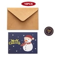 thumbnail image 4 of Navidad Saludo Dibujos animados Impreso Tarjetas de papel Sobres Sobres Niños Set Hecho A Mano Ducha De Bebé Invitaciones Accesorios Tipo 3 Vogacara HA009713-03, 4 of 6
